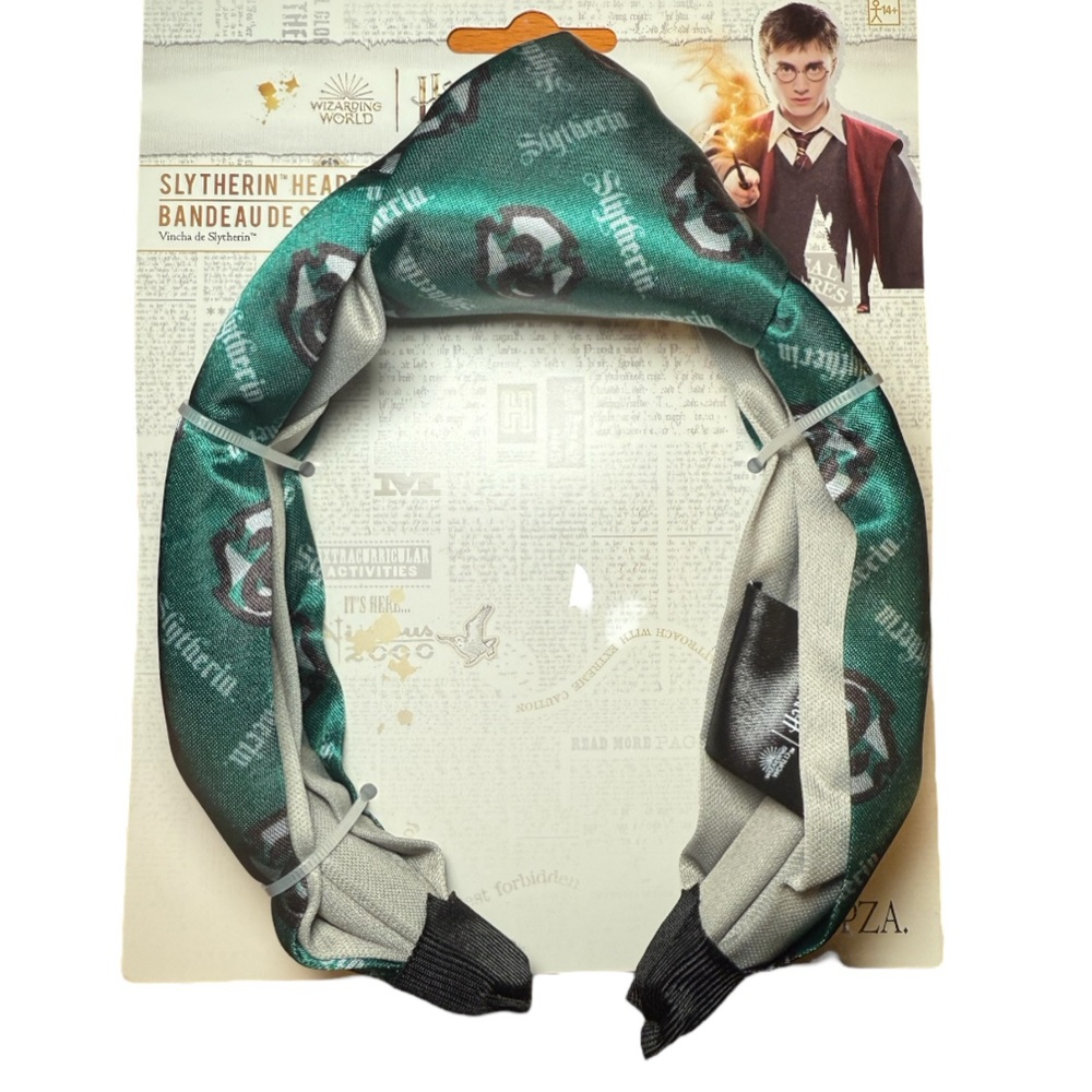 Harry Potter House Slytherin Green and Gray Headband